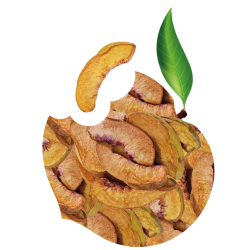 Snack de Durazno Liofilizado