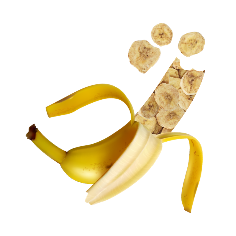 Snack de Banano Liofilizado