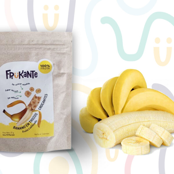Banano liofilizado x 20 GR.