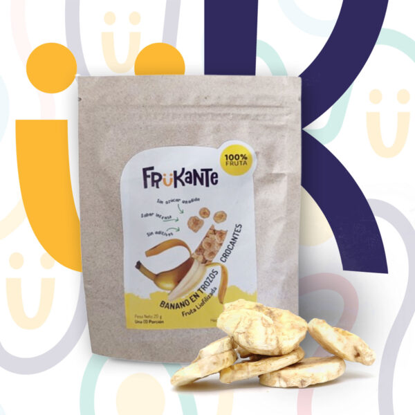 Banano liofilizado x 20 GR. - Imagen 2