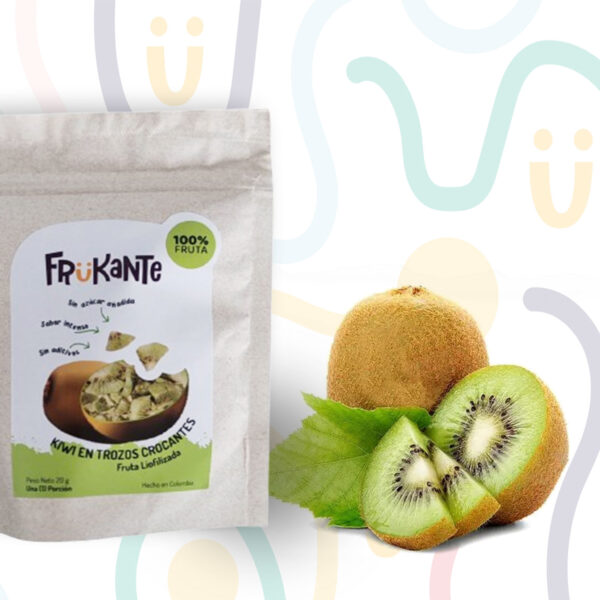 Kiwi liofilizado x 20 GR.