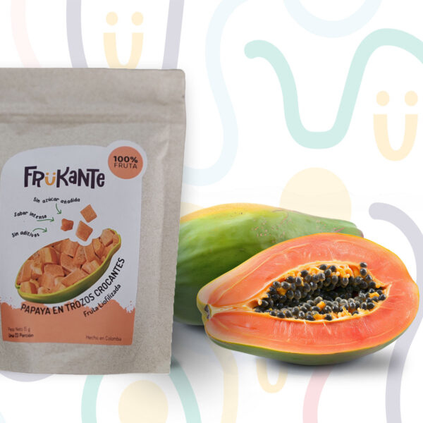Papaya liofilizada x 15 GR.