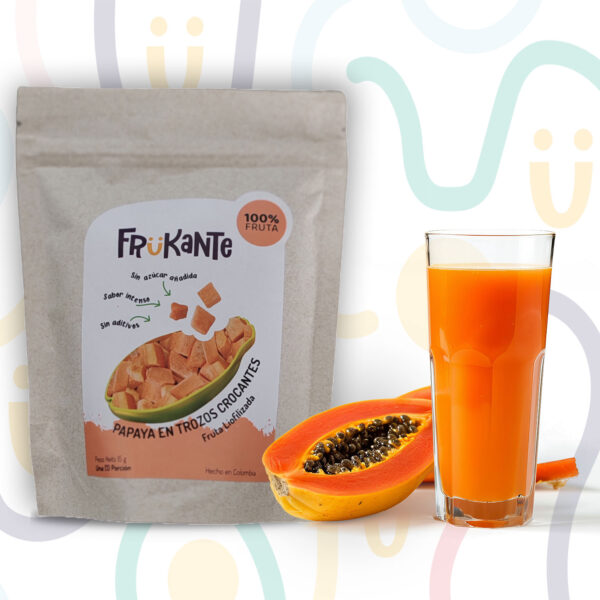 Papaya liofilizada x 15 GR. - Imagen 3
